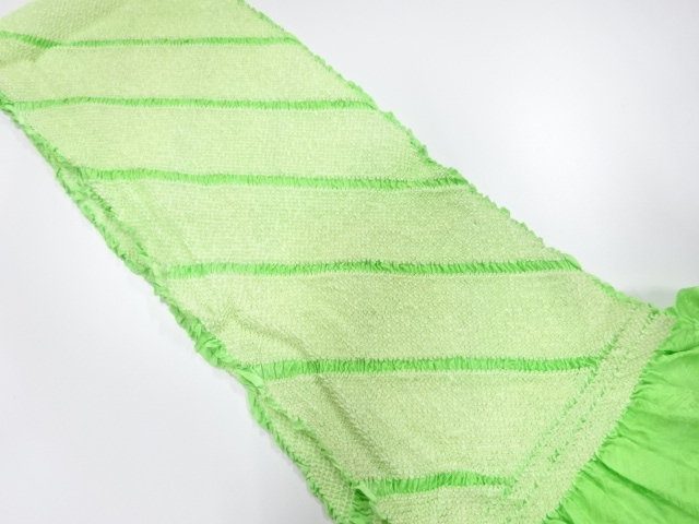 正絹　振袖用　絞り　帯揚げ